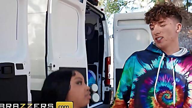 BRAZZERS - Wicca LaVey And Madalina Moon Exchange Partners For A Camping Foursome Adventure