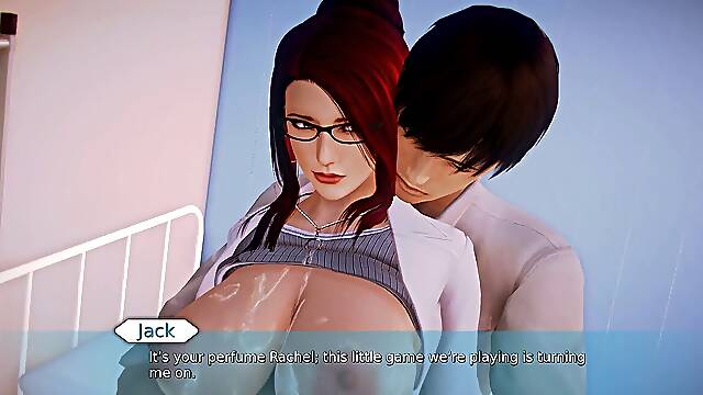 Waifu academy - Rachel ( doctor and schoolgirl bang-out )