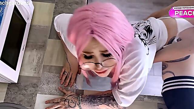 My ditzy Step-step-sister Got Stuck in the Washing Machine and I boinked Her