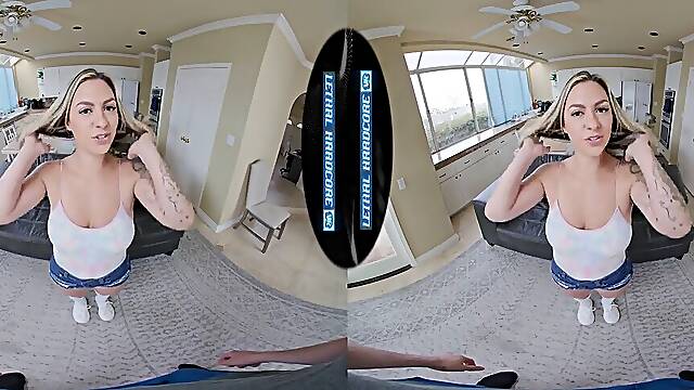 You Secretly tear up Your Exs huge-boobed Best pal - Gypsy Rose - LethalHardcoreVR