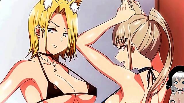 A foursome of fabulous school girls