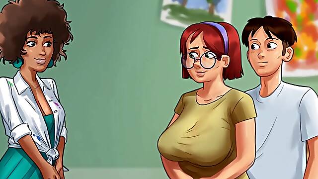 SUMMERTIME SAGA -naked MODELLING - ( miss Ross route)- PART 161