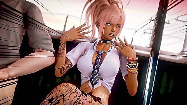 Waifu Academy #2: encounter torrid damsels on the train