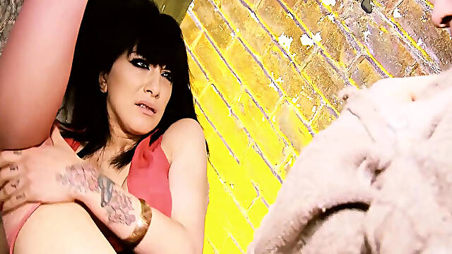 Filthy Girls Scene-4_busty Brunette MILF Having Sex in Panties in the Alley