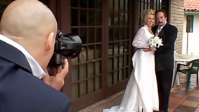 Wedding Bride Photo Shooting Ends in a Wild Fucking