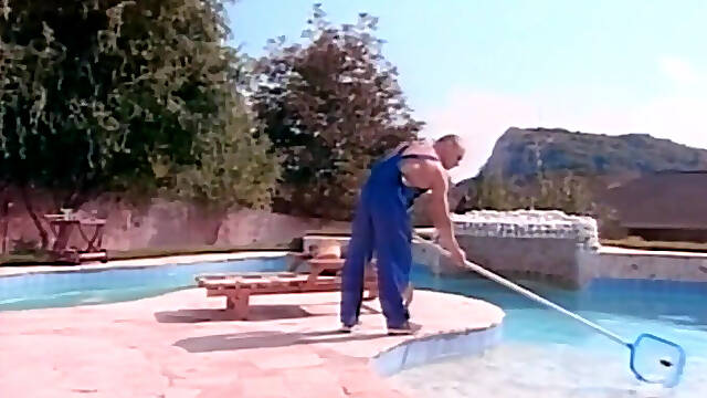 Vintage Double Penetration for Beautiful Busty Blonde MILF with Two Big Cocks