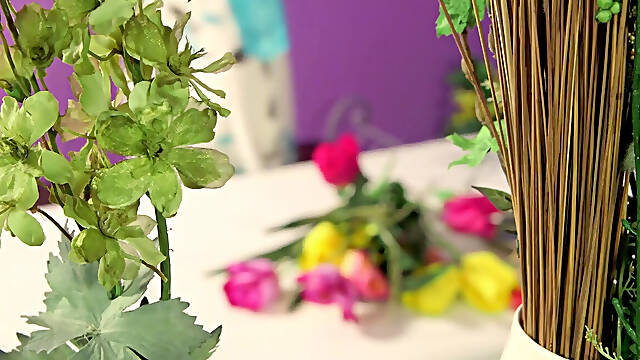 Flowers, a BBC and a creampie
