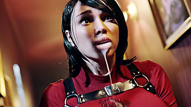 Resident Evil Parody - Ada Wong All The Way Through Bursting with CUM