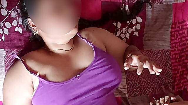 Sexy Body Desi Tamil Aunty Big Tits Bouncing Hard Fucking &amp; Doggy Style Creampie Sex