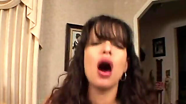 Curly Latina With Big Tits Rips off Red Dress and Gets Fucked in Hotel