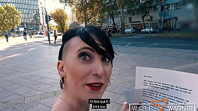Lou Nesbit! Girl with sexy attitude fucked in hotel! Wolf Wagner