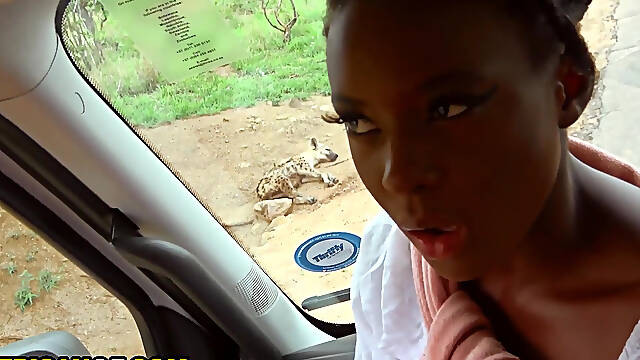 I gave my BLACK GIRLFRIEND the ROUGH drilling she was craving on our outdoor trip