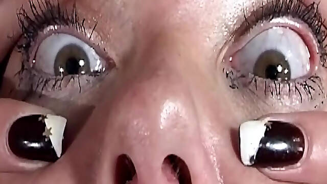 Mature Blonde MILF Drenched in Thick Cum During Messy Oral