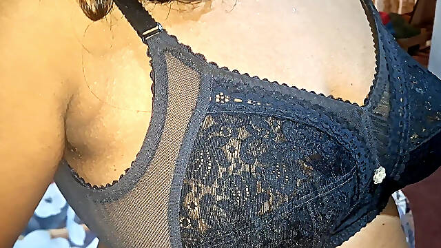 Evening alone stepmom natural boobs