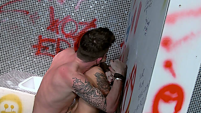 Busty redhead babe gets pounded hard by his big cock in the bathroom