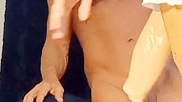 Fistin and pegging with extra thick strapon dildo