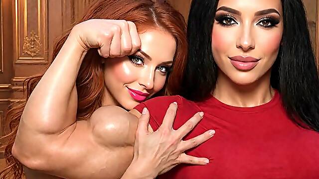 The Fitness Gala Dinner Girls Bicep Worship Fantasy Video