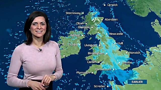 British celebrity on tv