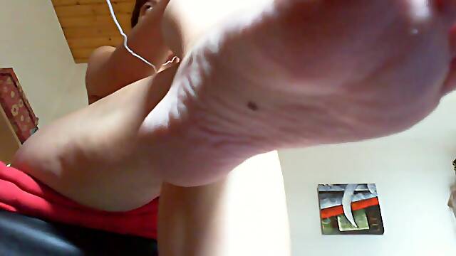 My Beautiful Feet Tattooed on Your Face and You Just Have to Lick Them and Kiss Them All!