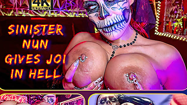 Sinister Nun Gives JOI in Hell