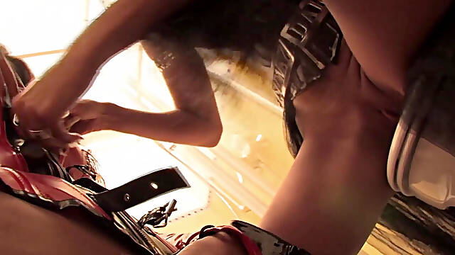 Latex Sluts From France Are Here to Fuck Each Other with Strapon