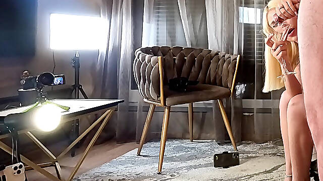 Perfect Body Big Boobs Big Ass Hot Beauty Gives the Impossible Handjob with Multiple Cumshots and Orgasms After Long Edging