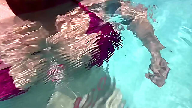 Artemisia Love Showing Her Juicy Perfect Tits Wearing a Sexy Bikini at the Pool
