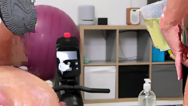 493 MILF Doctor - Enema Piss in Ass - Pee Drink - Fisting - Pegging