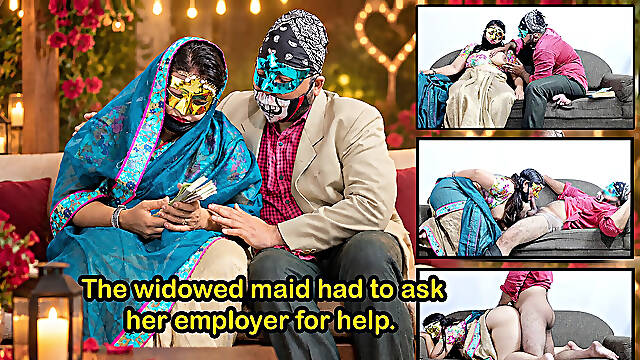 The Widowed Maid Had to Ask Her Employer for Help