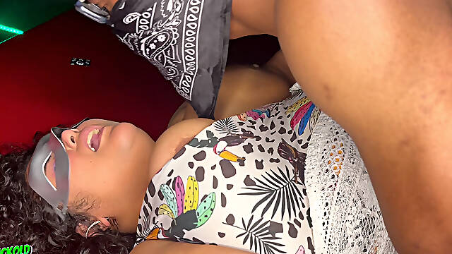 Brazilian BBW Having Group Sex at a Swingers' Club