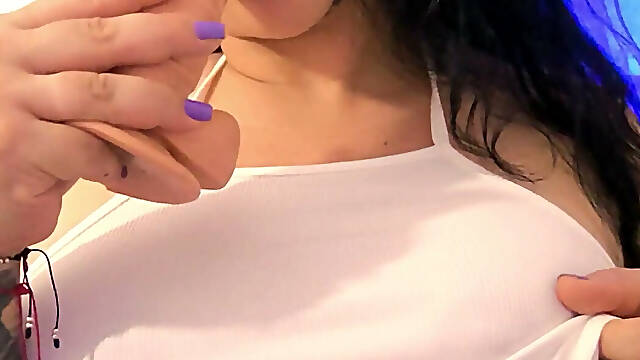 Amateur Session on the Perfect Big Tits with Andre