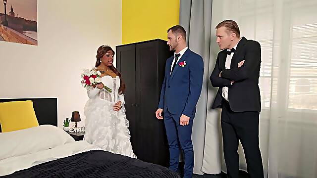 Hot bride Vicky Menage gets fucked in doggy style