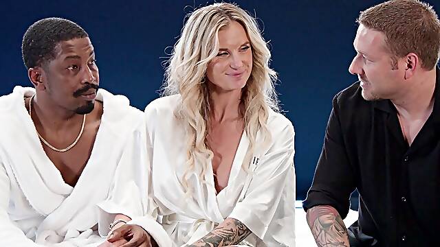 Isiah Maxwell plows Anastasia Shades' big booty in doggy style