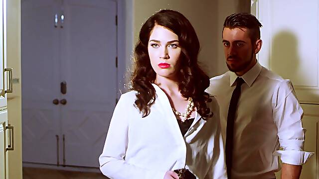 Two pretty babies have an awesome threesome sex with a friend